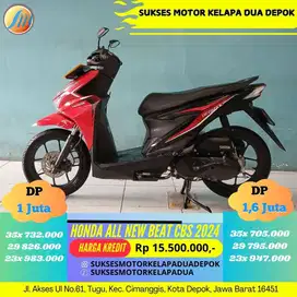 HONDA ALL NEW BEAT CBS 2024 CASH/KREDIT SYARAT MUDAH KTP KK