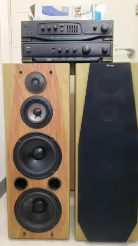 Speaker dan amplifier + mic
