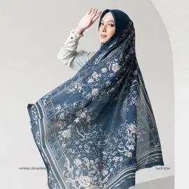 HARRAKU Hijab Voal Printing Segiempat Motif Aleena