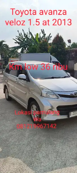 Toyota Avanza 2013 Bensin