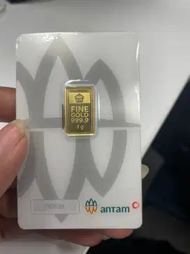 Antam 3 gram certi card
