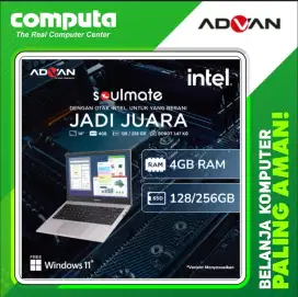 Laptop advan 4Gb