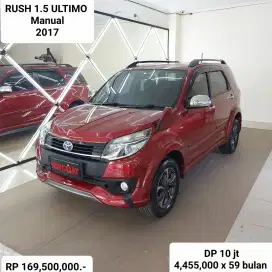 RUSH 1.5 ULTIMO MANUAL 2017 KONDISI ISTIMEWA SUPER MULUS