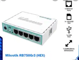 MIKROTIK untuk membagi jaringan internet