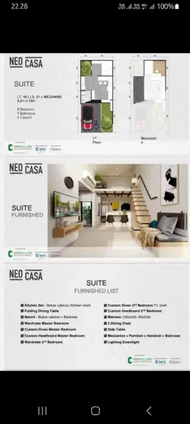 Take Over Rumah Cluster Neocasa