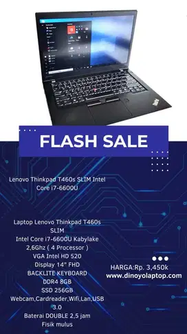 uda i7 tipis murah Lenovo Thinkpad T470s SLIM