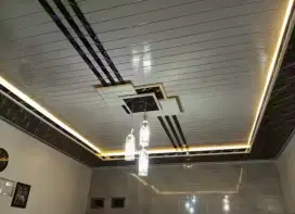 Melayani pemasangan plafon PVC dan kanopi Wesi baja ringan