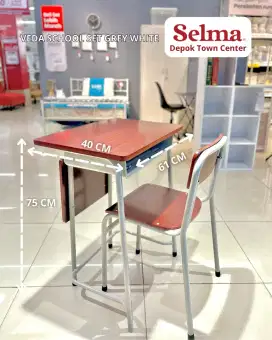 SET MEJA KURSI SEKOLAH 500RB AN