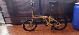 Sepeda Lipat Pasific Noris 2.2 SR 20 Inch Kondisi Ok + Full Aksesoris