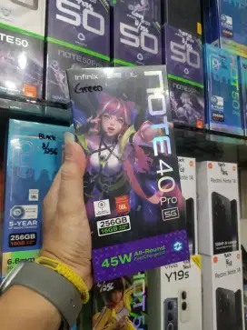 infinix note 40 pro 5G 8/256 cuci gudang new garansi 1 tahun