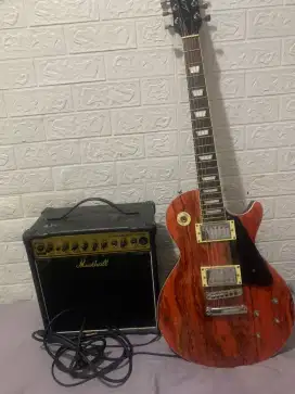 Jual gitar Gibson lespaul sama ampli