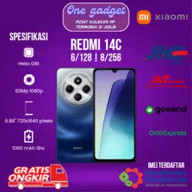 Redmi 14c 6/128 bnib garansi resmi