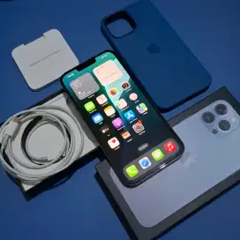 iPhone 13 Pro Max 128GB Sierra Blue Fullset original ex resmi digimap