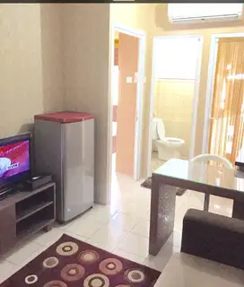 APARTEMEN 2BR FULL FURNISHED GREEN PRAMUKA CITY LANTAI RENDAH