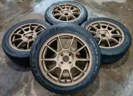 Velg plus ban R16 like new ccok jazz yaris vios swift lancer corolla