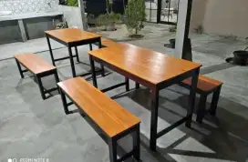 MEJA KURSI MAKAN CAFE RESTORAN WARMINDO