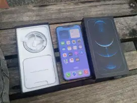 Iphone 12 pro max 128gb alami pacific blu