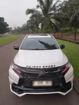 Dijual Santai Pajero sport 2018 Putih, low kilometer, milik pribadi.