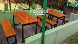 MEJA KURSI MAKAN CAFE RESTORAN WARMINDO