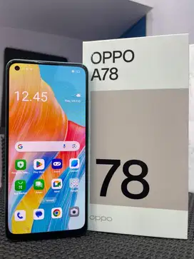 PROMO Oppo A78 8+8/256GB Aqua Green Second Komplit Snapdragon 680