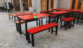 MEJA KURSI MAKAN CAFE RESTORAN WARMINDO