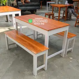 MEJA KURSI MAKAN CAFE RESTORAN WARMINDO