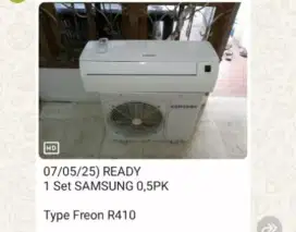 Ac Bekas merk samsung 1/2 pk r410