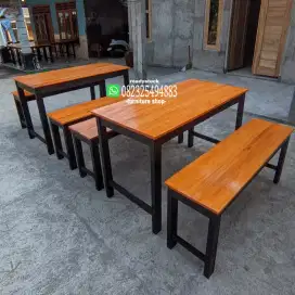 MEJA KURSI MAKAN CAFE RESTORAN WARMINDO