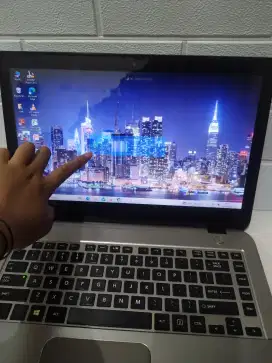 Laptop Toshiba E45t-A Touchscreen keyBacklit Core i5 ram 16gb SSD 256