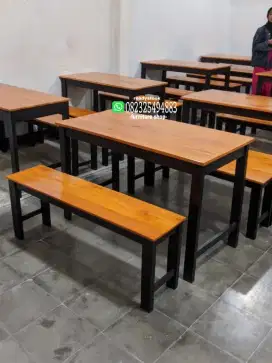 MEJA KURSI MAKAN CAFE RESTORAN WARMINDO