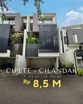 Rumah Modern Minimalist Swimming Pool di Cipete Cilandak Jakarta