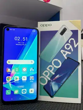 Oppo A92 8+8/128GB Aurora Purple Second Komplit Original Oppo