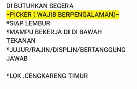 DI BUTUHKAN SEGERA