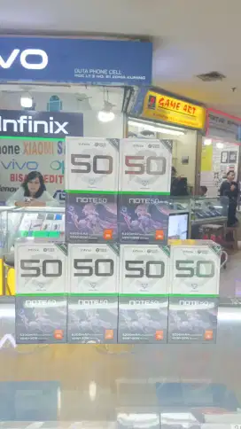 Infinix note 50 ram 8+8/256 gb baru segel dan resmi infinix