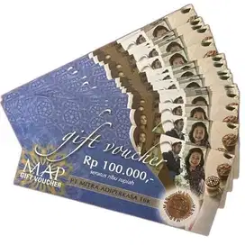 Voucher MAP 6,5 juta