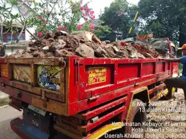 jasa buang puing/tanah sampah proyek Dll