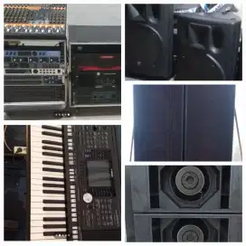 dijual 1 set sound sistem siap pakai