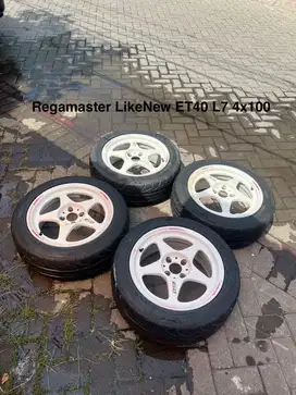 Regamaster R16 L7 ET40 Like New dan Engkei RPF 01 L6.5 ET35 Bonus ban