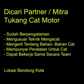 Dicari Mitra Cat Motor Domisili Bandung