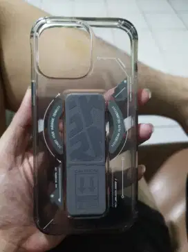 Jual casing skinarma ip 16 PM grey