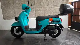 Yamaha Fazzio Hybrid connected keyless tangan pertama