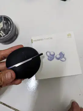 Tws huawei atau headset bluetooth huawei freeclip mulus like new