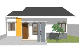 Rumah inden minimalis harga murah lingkungan asri