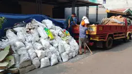 Jasa buang puing/ tanah sampah proyek