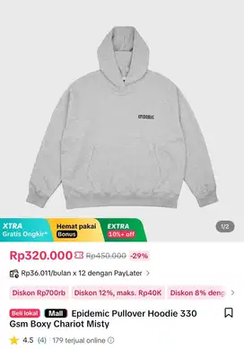 hoddie boxy misty