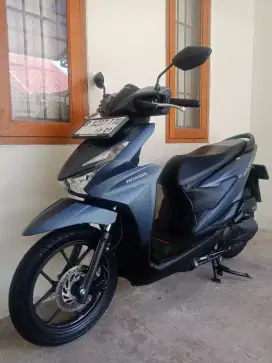 LOW KM! NEW BEAT DULUXE KEYLESS CBS ISS BLUE MATTE PAJAK PANJANG MULUS
