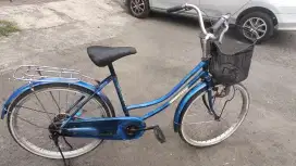 Sepeda mini uk24 rem pakem ban tebal siap pakai