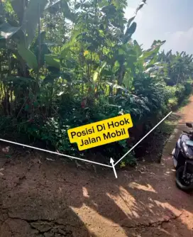 JUAL TANAH STRATEGIS RATA PERSEGI NEMPEL JLN MOBIL