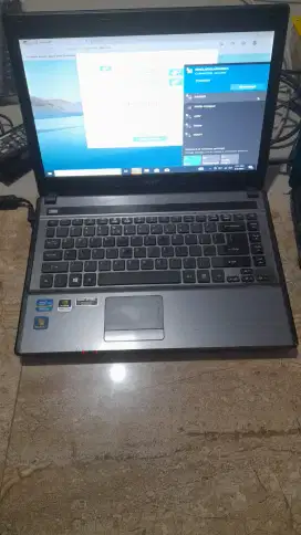 Laptop acer aspire i5 gen 2 ssd 128  memori 4gb nvidia gt540 vram 2gb