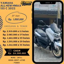 ALL NEW NMAX 155 C 2022 KM LOW DP 1jt